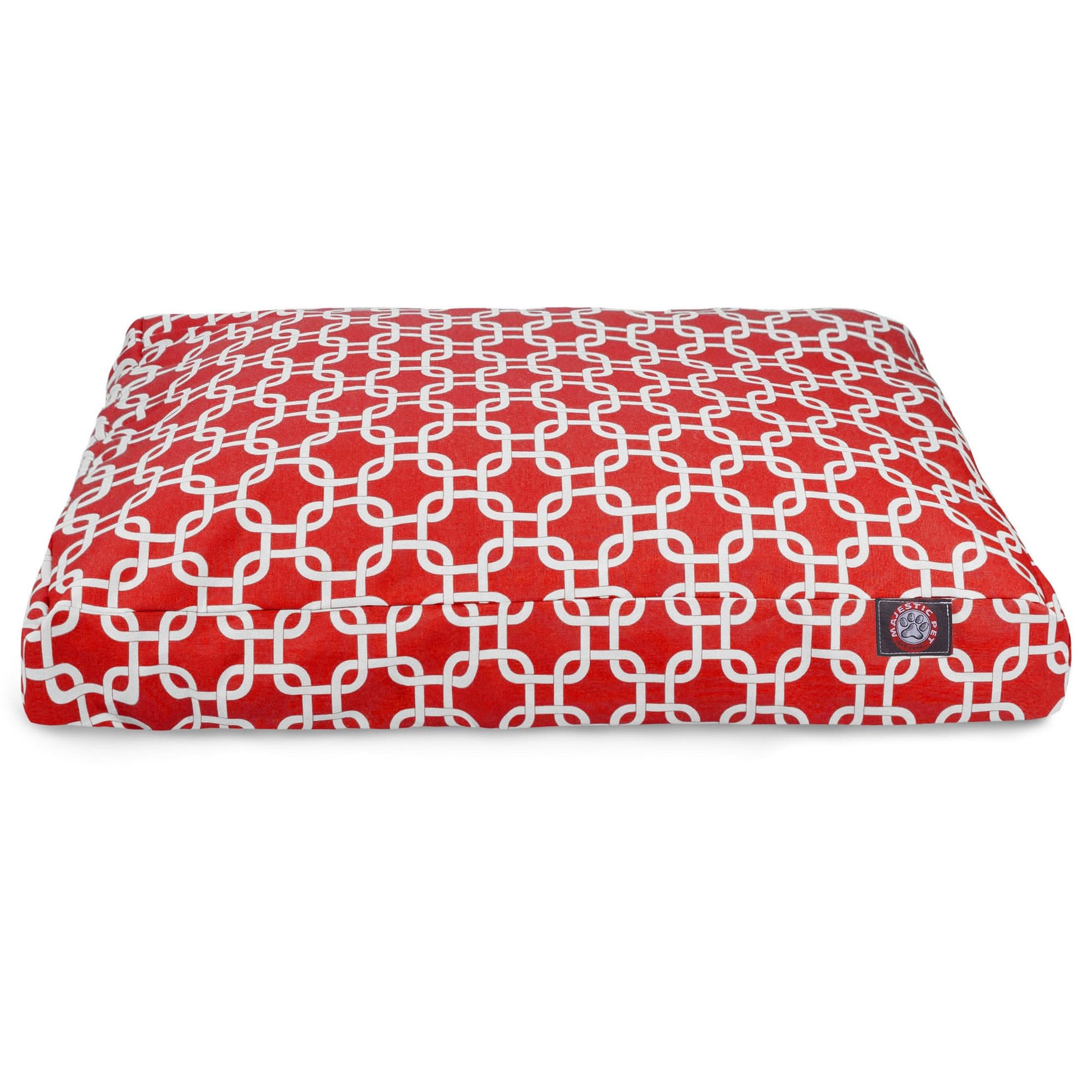 Majestic Pet Shredded Memory Foam Dog Bed Large With Removable Washable Cover - Rectangle Orthopedic Dog Bed-Durable Dog Crate B
